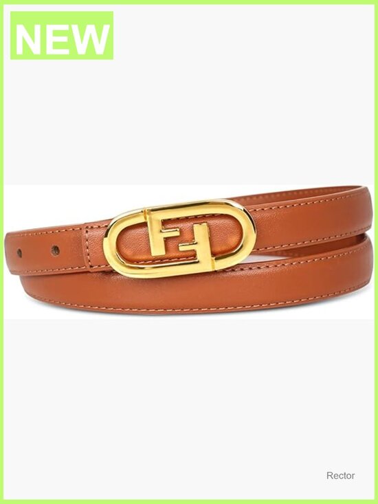Luxury Leather Fashion Belt for Jeans and Dresses, Adjustable main image 4